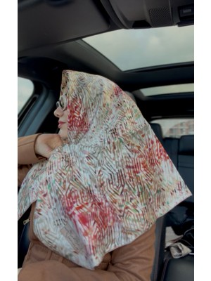 La Boutique Yeni Sezon Twill Ipek Eşarp 2528-04