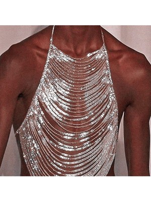 Ravinity Erkek Parti Kolyesi, Erkek Oryantal Için Vücut Zinciri