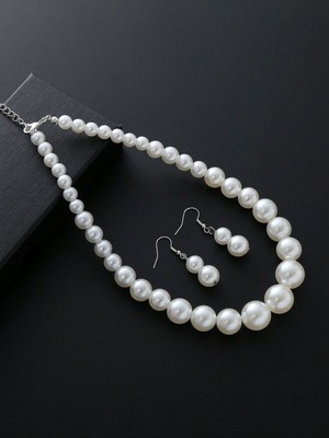 Ravinity Inci Boncuklu Kolye Küpe Hediye Seti Sevgililer Günü Hediyesi