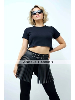 Çamaşır Kenti 37 cm Püsküllü Şık Mini Etek - BRF1400