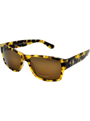 Polo Ralph Lauren 4061 5004 83 Polarize Havana Kahverengı Füme Kahverengı Unısex Güneş Gözlüğü