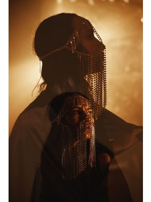 Ravinity Gümüş Taşlı Dansöz Peçesi, Oryantal Yüz Aksesuarı