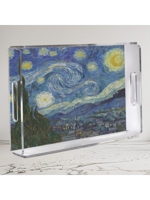 Dekori_yıldızlı Gece Pleksi TEPSI_15X25