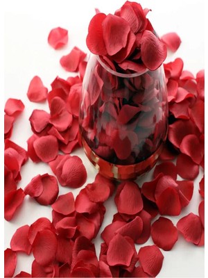 UltraMint Sevgililer Gününe Özel 120 Adet Kumaş Gül Yaprakları Hediye Seti