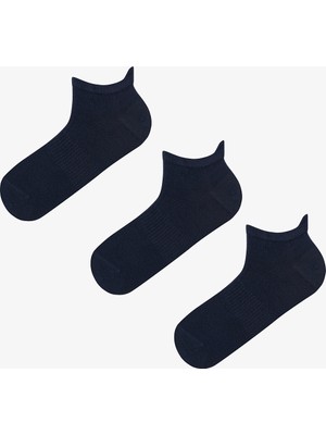 Penti Erkek  Navy Bamboo 3'lü Patik Çorap