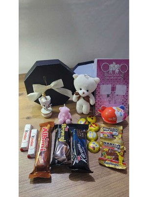 UltraMint Şık 8 Köşe Siyah Hediye Kutusu, Sevgililer Günü Için Mükemmel Seçim