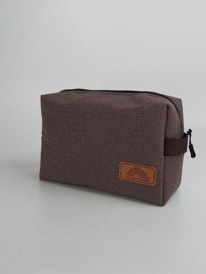 Joyfull Turtle Unisex Bakım Çantası - Kumaş - Kahverengi