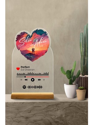 UltraMint Kişiye Özel Sevgililer Günü, Doğum Günü, Yıldönümü Hediye Pleksi Set