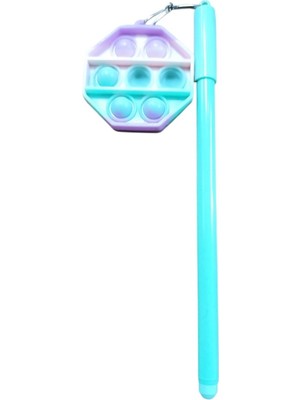Marka Unicus Pop-It Jel Tükenmez Kalem GP-133-YEŞIL Beşgen