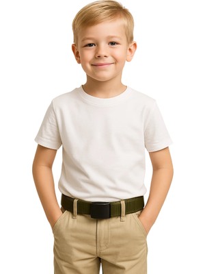 Çantachım Çocuk Bez Kemer Anti Alerjik Plastik Tokalı