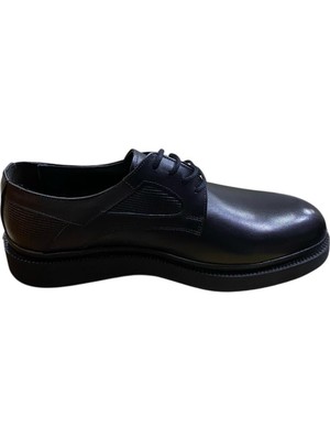 Güven Kundura Erkek Düz Kalın Eva Taban Bağcıklı Hakiki