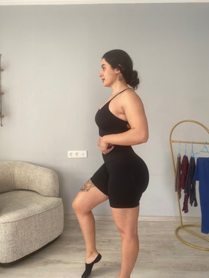 Hamers Kalçası Büzgülü Seamless Şort