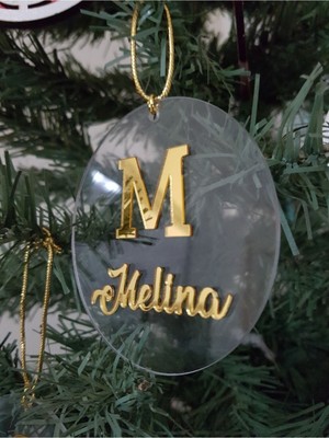 Altın Pleksi Çam Ağacı ve Dikiz Aynası Süsü, Şık Dekorasyon Parçası