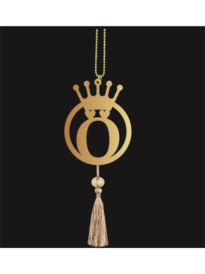 Ö Harfi Tasarım Çift Taraflı Ayna Süsü, Şık ve Modern Dekorasyon