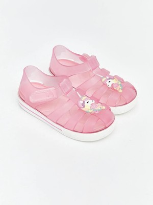 LC Waikiki Baskılı Kız Bebek Sandalet  (S6)