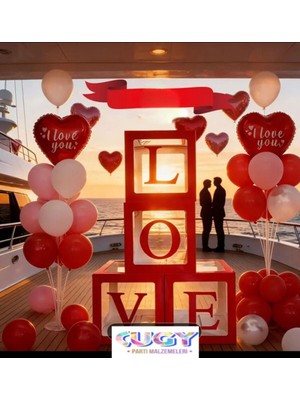 UltraMint Sevgililer Günü Için Kırmızı Hediye Kutusu, Özel Tasarım