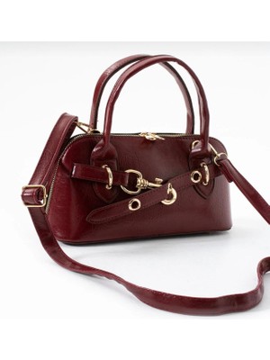 Legend Aksesuar Kadın Kemer Detaylı Suni Deri Kadın El Kol ve Çapraz Çanta King