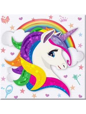 Marka Balonevi Rainbow Unicorn Masa Örtüsü 120*180 cm