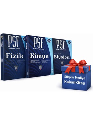 Palme Yayınları  Tyt Fen Seti | Palme  Psf Fizik + Palme Psf Kimya + Palme  Psf Biyoloji Soru Föyleri + Sürpriz Kalemkitap Hediye