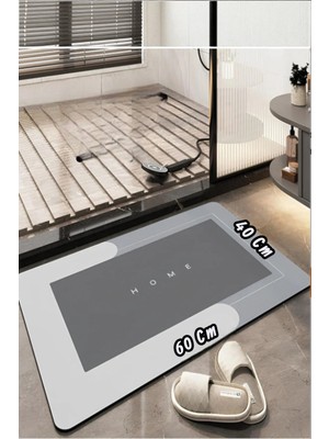 40X60 cm Kaymaz ve Hızlı Kuruyan Banyo Mutfak Paspası