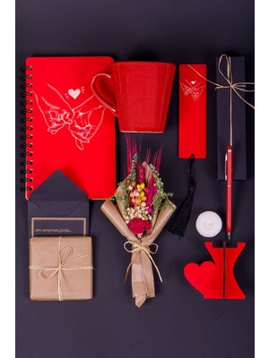 UltraMint Aşk Temalı Sevgililer Günü Hediyesi Seti, Özel Tasarım Kutusu