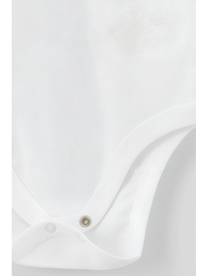 Overoz Bu Güzellik Nerden Sanıyorsun Hala Yazılı Kısa Kollu Beyaz Bebek Body Zıbın 5413