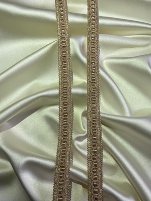 Kordone Pasalı Halkalı Şerit, Perde Şeridi, Dekoratif Şerit, 5 Metre, KOD-P390