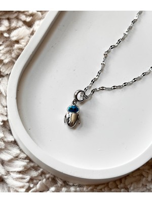 Wall-E Animasyon Filmi Eve Karakteri Charmlı  316L Paslanmaz Çelik Kolye