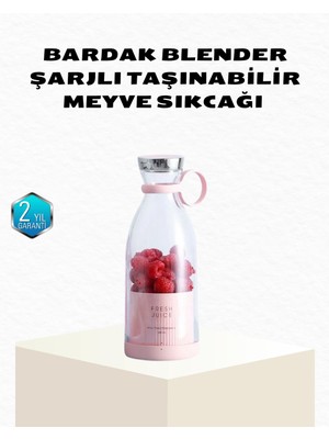 Najmaddin Kablosuz Taşınabilir Mini Blender – USB Şarjlı, 1200MAH