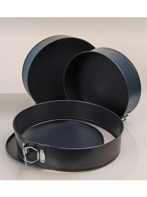 Najmaddin 3'lü Kelepçeli Kek Kalıbı Seti