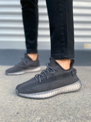 Zapatos JY305 Pulse Bağcıklı Triko Kumaş Erkek Günlük Spor Ayakkabı Tbt - Siyah