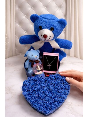 UltraMint Sevgililer Günü Güllü Kolyeli Hediye Kutusu