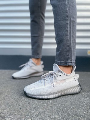 Zapatos JY305 Pulse Bağcıklı Triko Kumaş Erkek Günlük Spor Ayakkabı Tgt - Gri