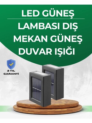 Epilons Şeffaf Abajurlu Duvar Tipi Solar Işık