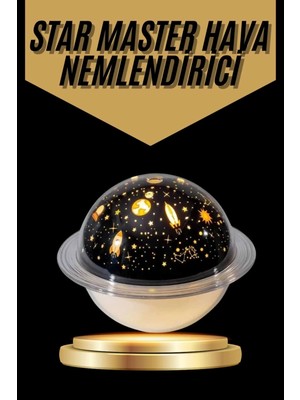 Epilons Hava Nemlendirici Renk Değiştiren Oda Kokusu Yıldızlı Projektör