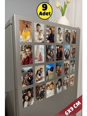 UltraMint Kişiye Özel Resimli Buzdolabı Magneti, Sevgililer Günü ve 1 Yaş Bebek Hediye