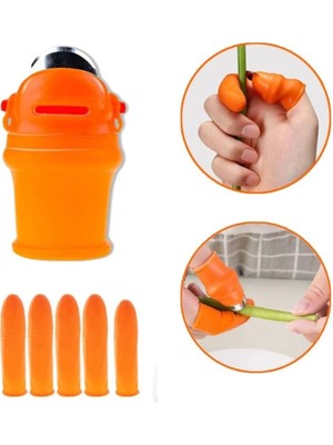 Najmaddin Pratik Baş Parmak Sebze Kesme Ayıklayıcı Bayan M Set