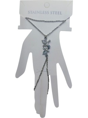 TRY Gümüş Renk Kuş Çelik Şahmeran - 3548