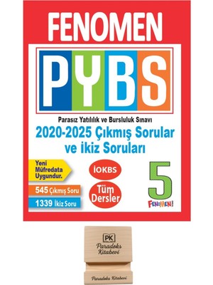 Fenomen Yayıncılık Fenomen 5. Sınıf Bursluluk Tüm Dersler Çıkmış Sorular ve Ikiz Soruları ve Telefon Standı