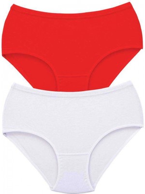 MiraLive 2 Adet Tutku Kadın Yüksek Bel Bato Kalın Lastik Külot S7