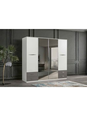 Doressa Label 4 Kapılı Gardırop