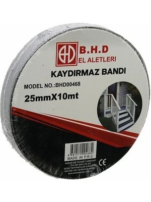 Najmaddin Kaydırmaz Siyah Bant 25 mm x 10 mt
