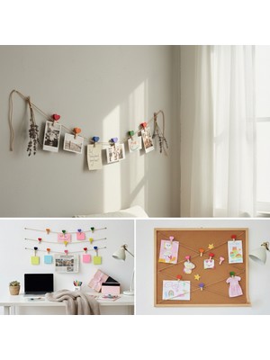 Kalp Figürlü Ipli Notluk Mandal