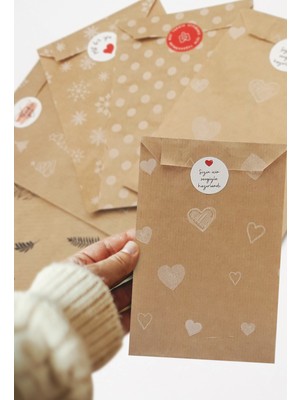 UltraMint 20 Adet Karışık Kese Kağıdı, Hediye Paketi ve Sticker Seti