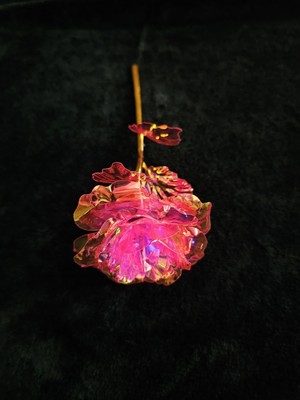 UltraMint Koyu Pembe Sonsuzluk Gülü Dekor, Sevgililer Günü Hediye Için Mükemmel