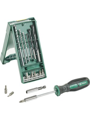 Bosch Mini Aksesuar Seti, 15 Parça, Çok Yönlü ve Kullanışlı Tasarım