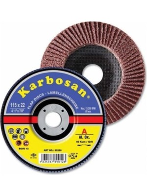 Normadia SC40-180 mm Fiber Disk Zımpara, Güçlü ve Dayanıklı Performans