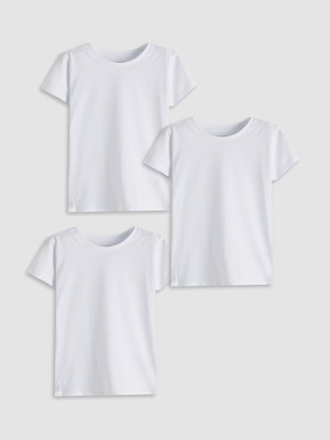 Lc Waikiki Yeni Sezon Bisiklet Yaka Basic Erkek Çocuk Tişört 3'lü