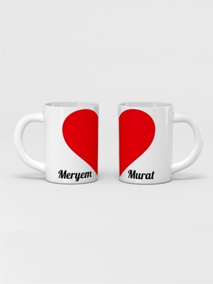 UltraMint Kişiye Özel Sevgililer Günü Yıldönümü Kupa Bardak Hediye
