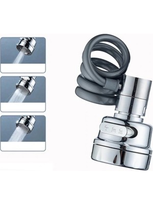 Najmaddin Uzatılabilir Hortumlu 3 Fonksiyonlu Musluk Başlığı